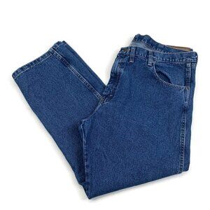 Wrangler Rugged Wear Relaxed Fit Work Jeans Antique Indigo 35001 AI Men's 44/30